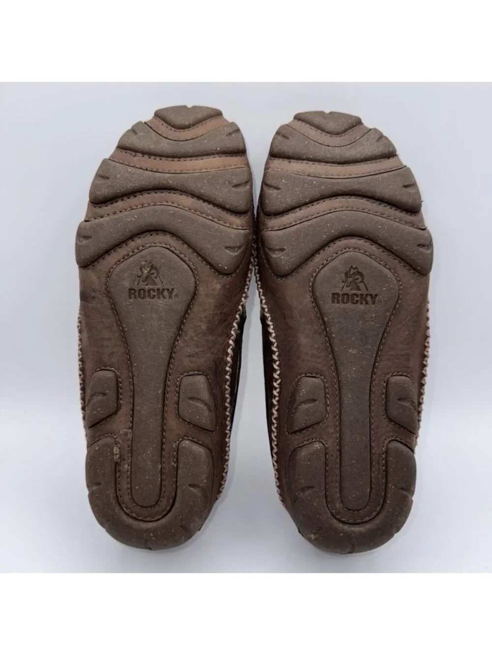 ROCKY 1045 Men’s Slip-On Brown Loafers Shoes Size Sz 11.5